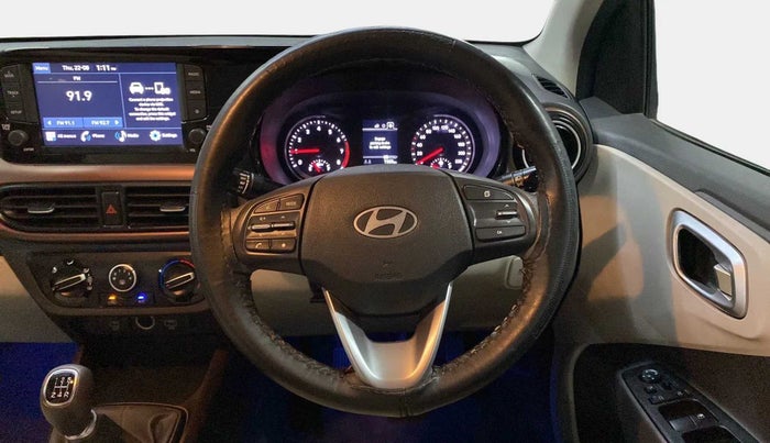 2023 Hyundai AURA SX 1.2 CNG, CNG, Manual, 7,750 km, Steering Wheel Close Up