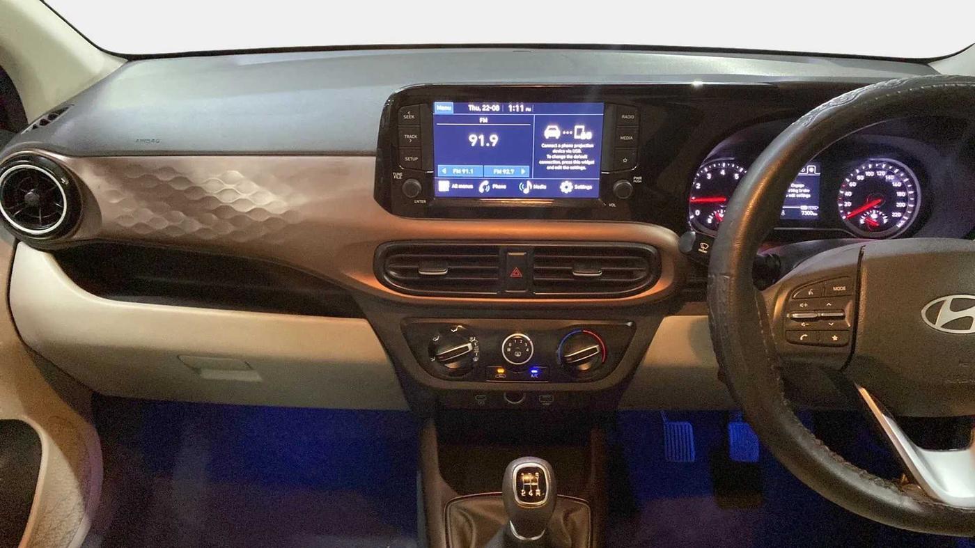 2023 Hyundai AURA SX 1.2 CNG, CNG, Manual, 7,750 km, Air Conditioner