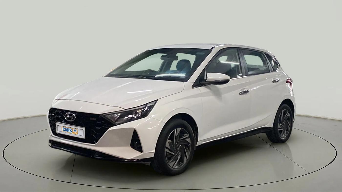 2021 Hyundai NEW I20 Asta 1.0 GDI Turbo IMT, Petrol, Manual, 49,988 km, Left Front Diagonal