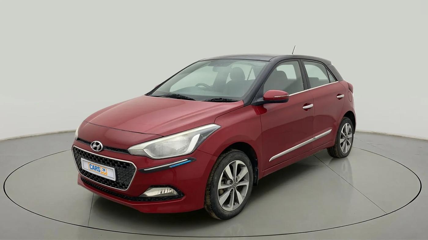 2017 Hyundai Elite i20 ASTA 1.2 DUAL TONE, CNG, Manual, 87,642 km, Left Front Diagonal