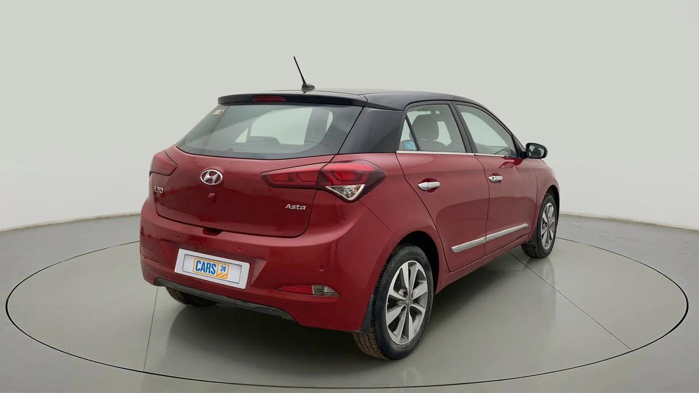 2017 Hyundai Elite i20 ASTA 1.2 DUAL TONE, CNG, Manual, 87,642 km, Right Back Diagonal