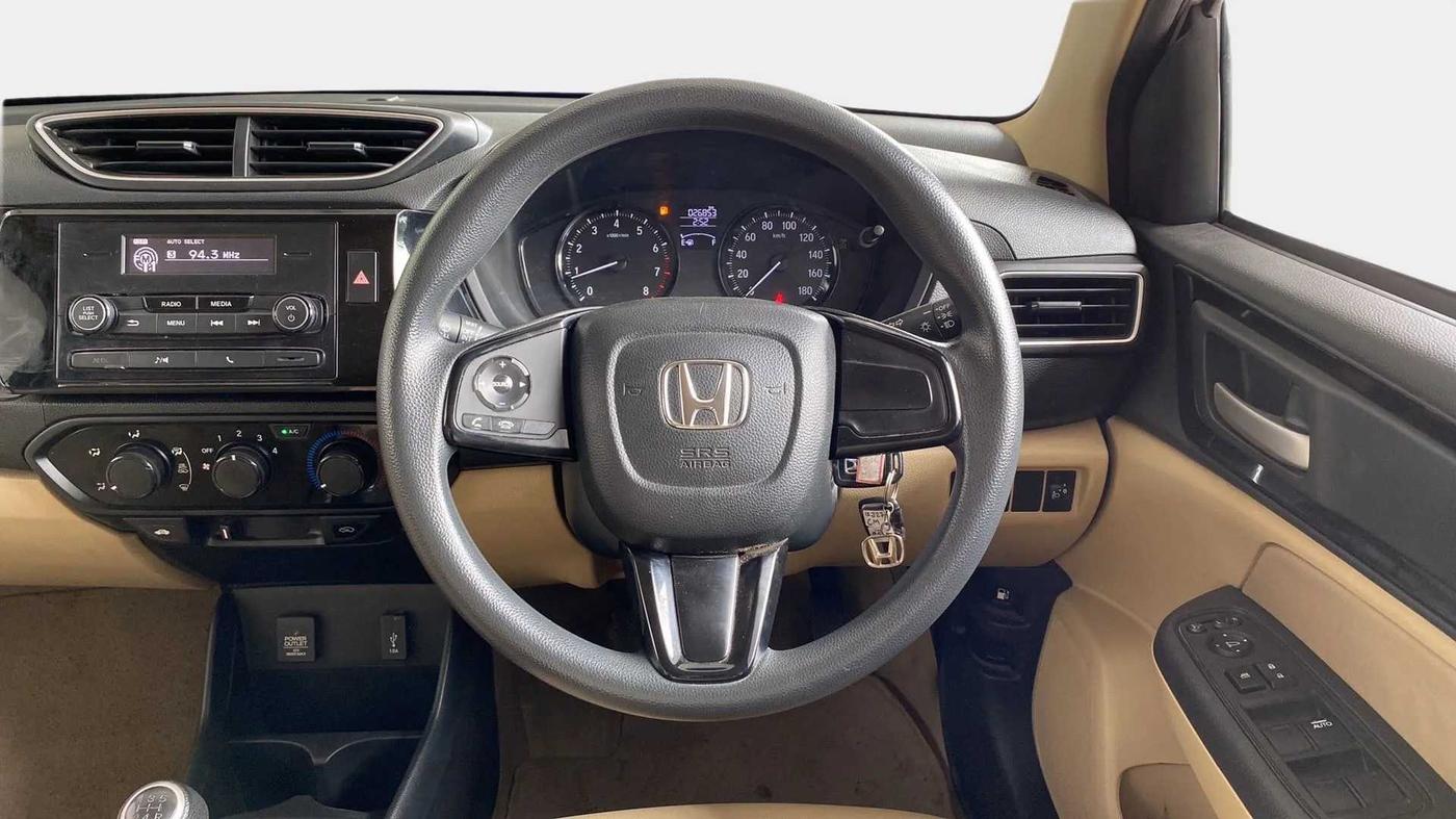 2019 Honda Amaze 1.2L I-VTEC S, Petrol, Manual, 26,844 km, Steering Wheel Close Up