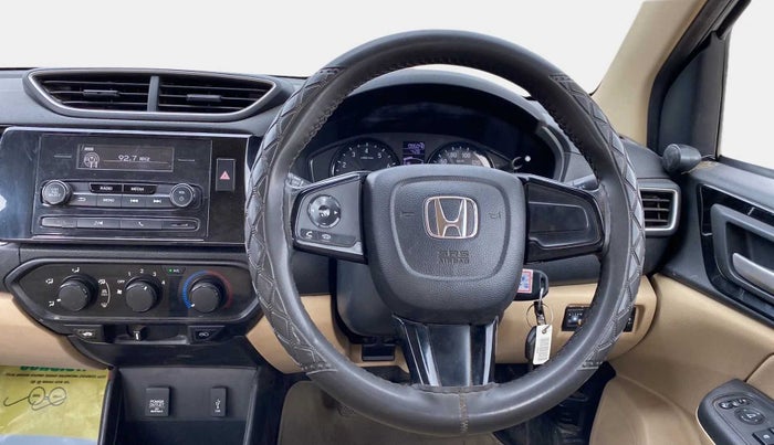 2018 Honda Amaze 1.2L I-VTEC S, CNG, Manual, 86,038 km, Steering Wheel Close Up