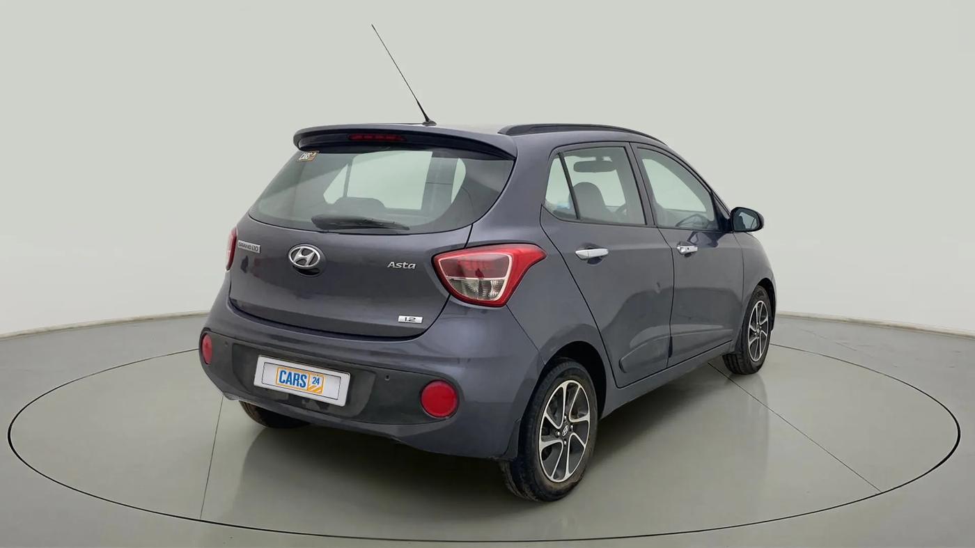 2018 Hyundai Grand i10 ASTA 1.2 KAPPA VTVT, Petrol, Manual, 52,878 km, Right Back Diagonal