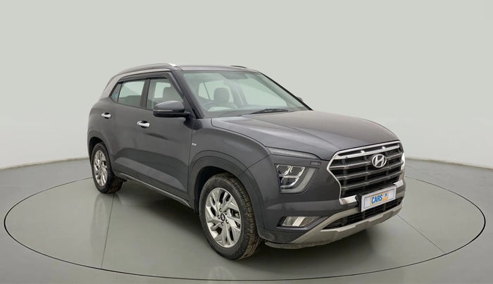 2020 Hyundai Creta SX IVT 1.5 PETROL, Petrol, Automatic, 48,096 km, Right Front Diagonal