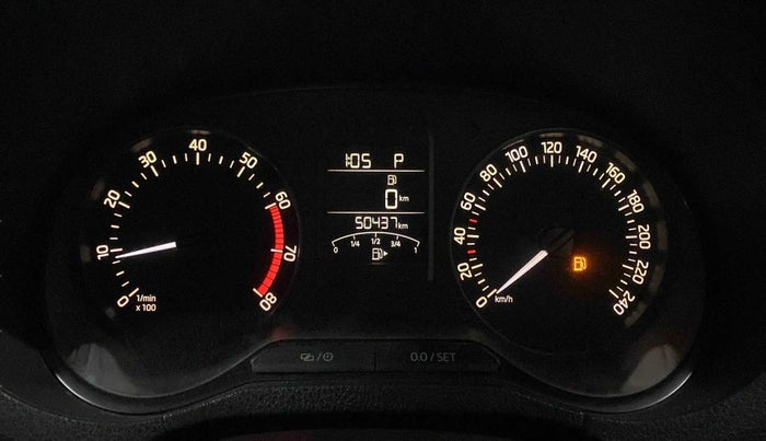 2017 Skoda Rapid STYLE 1.6 MPI AT, Petrol, Automatic, 50,496 km, Odometer Image