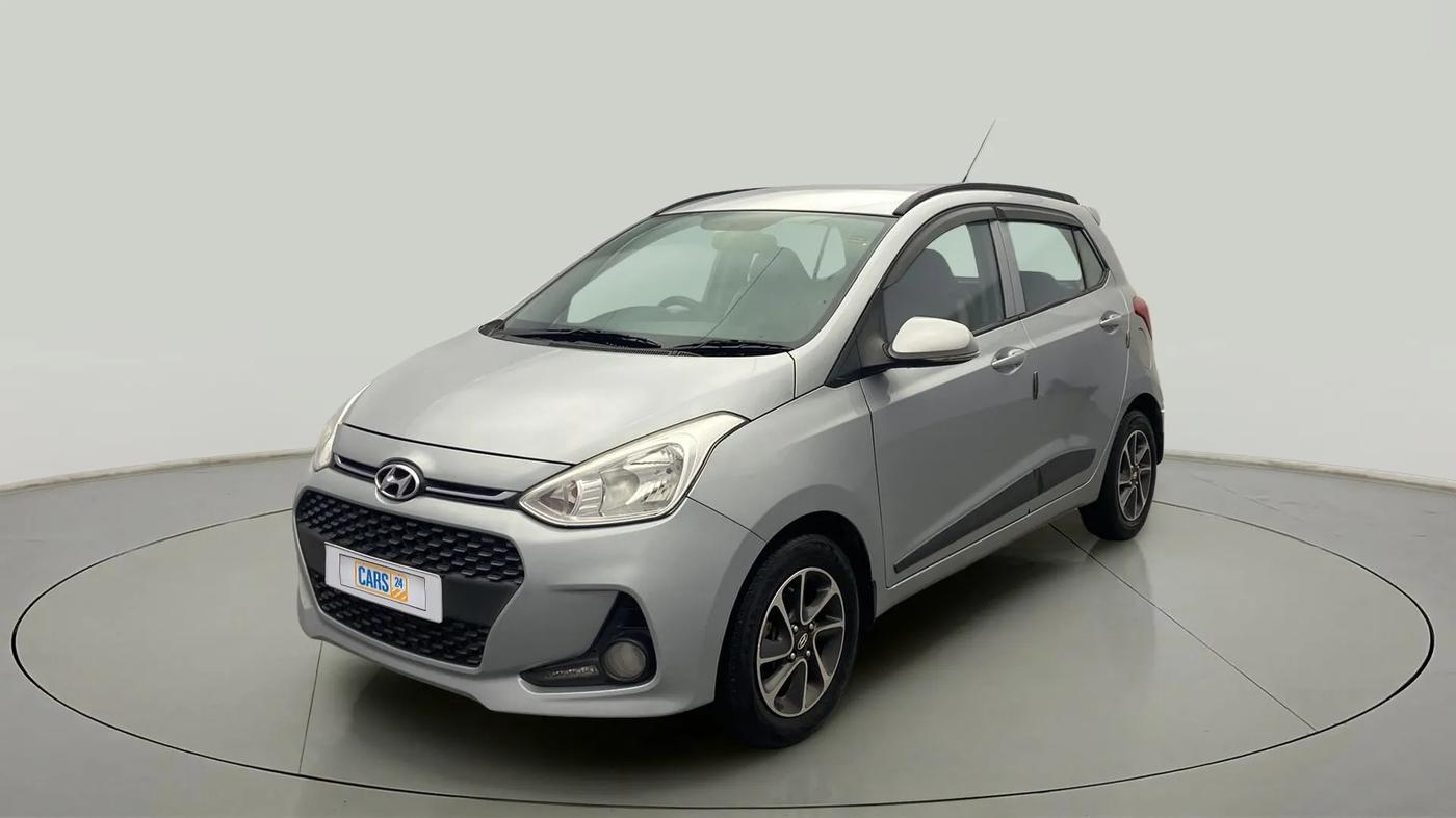 2019 Hyundai Grand i10 SPORTZ AT 1.2 KAPPA VTVT, Petrol, Automatic, 86,752 km, Left Front Diagonal