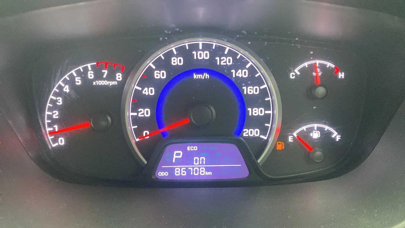 2019 Hyundai Grand i10 SPORTZ AT 1.2 KAPPA VTVT, Petrol, Automatic, 86,752 km, Odometer Image