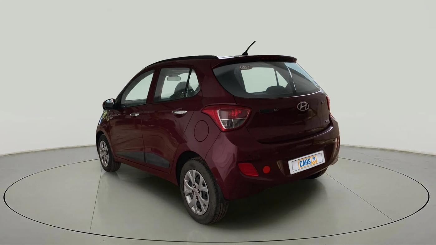 2013 Hyundai Grand i10 SPORTZ 1.2 KAPPA VTVT, Petrol, Manual, 68,155 km, Left Back Diagonal