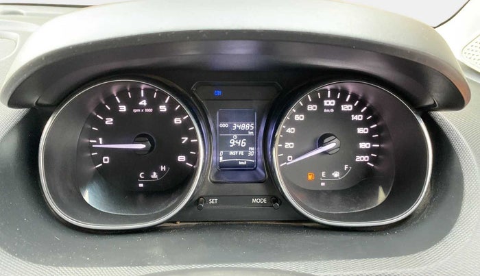 2017 Tata Tiago XZ PETROL, Petrol, Manual, 34,970 km, Odometer Image