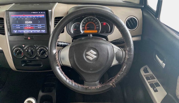 2014 Maruti Wagon R 1.0 VXI, Petrol, Manual, 1,10,723 km, Steering Wheel Close Up