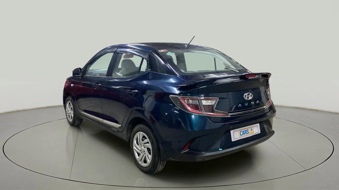 2022 Hyundai AURA S 1.2 CNG, CNG, Manual, 933 km, Left Back Diagonal