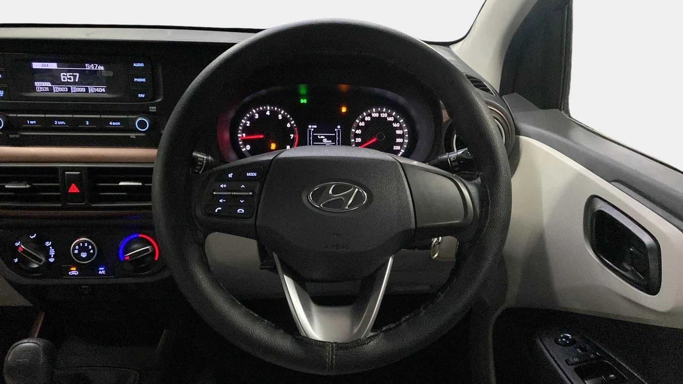 2022 Hyundai AURA S 1.2 CNG, CNG, Manual, 933 km, Steering Wheel Close Up