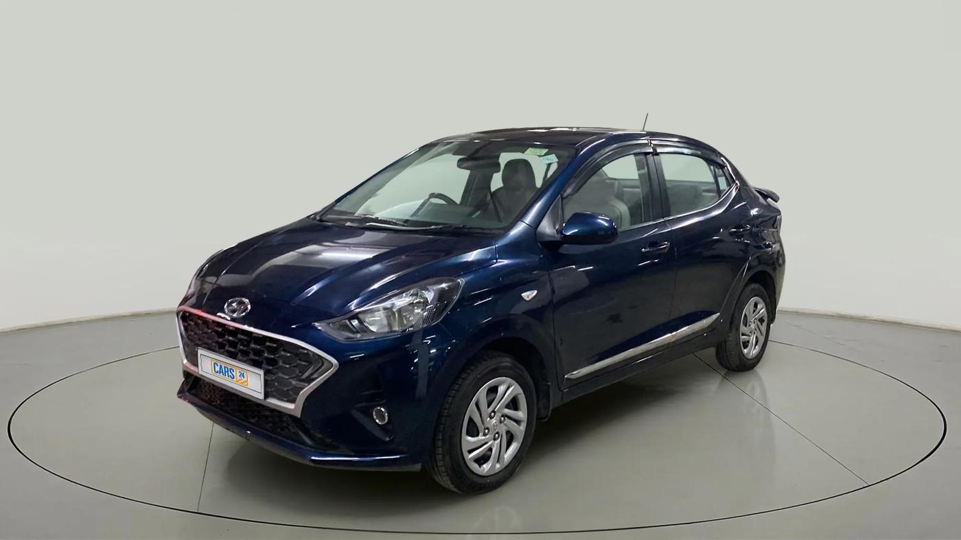 2022 Hyundai AURA S 1.2 CNG, CNG, Manual, 933 km, Left Front Diagonal