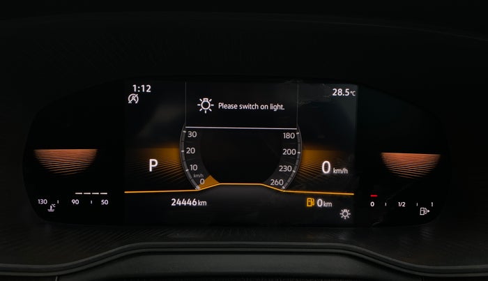 2022 Skoda KUSHAQ STYLE 1.0L TSI AT (6 AIRBAGS), Petrol, Automatic, 24,434 km, Odometer Image