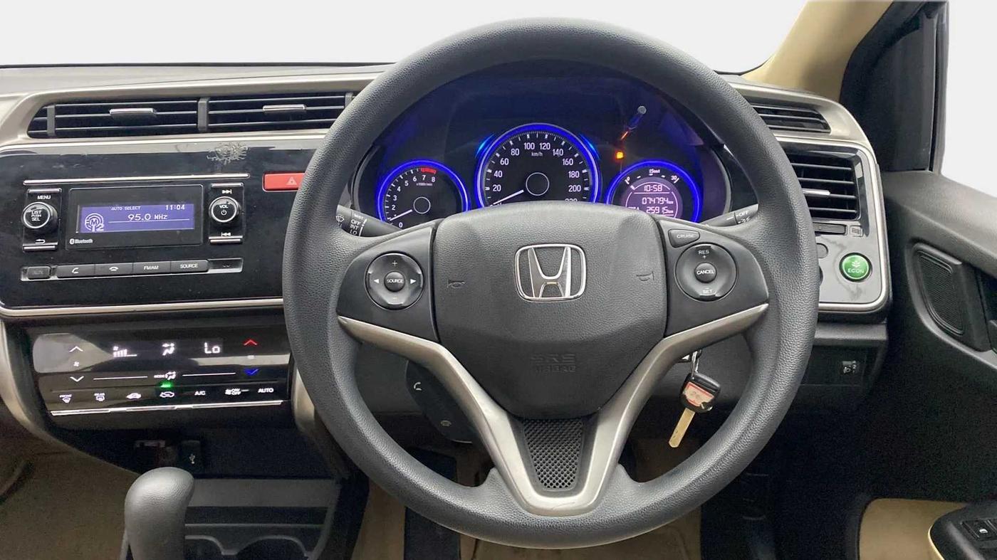 2014 Honda City 1.5L I-VTEC SV CVT, Petrol, Automatic, 74,783 km, Steering Wheel Close Up