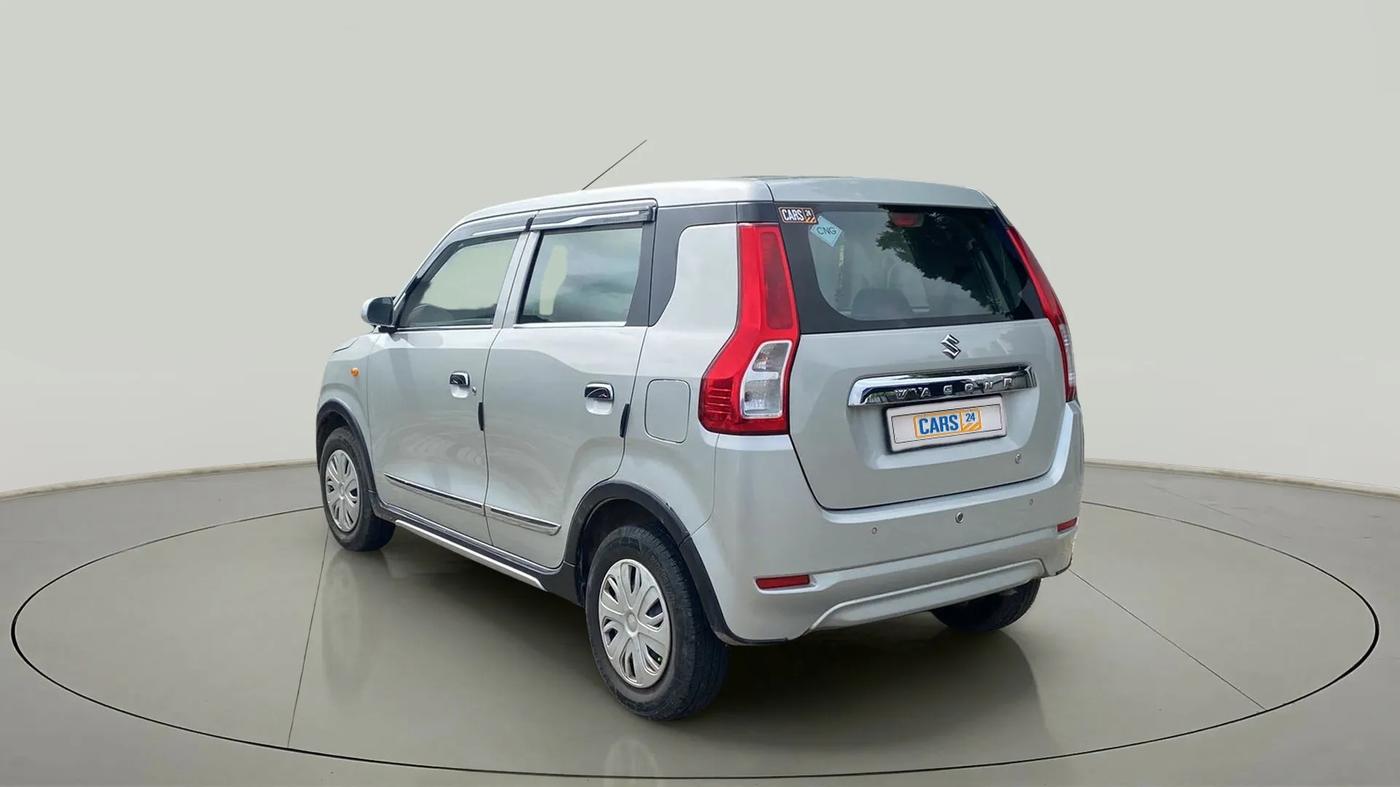2019 Maruti New Wagon-R LXI CNG 1.0, CNG, Manual, 1,05,410 km, Left Back Diagonal