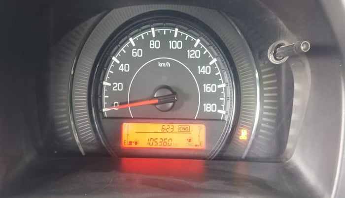 2019 Maruti New Wagon-R LXI CNG 1.0, CNG, Manual, 1,05,410 km, Odometer Image
