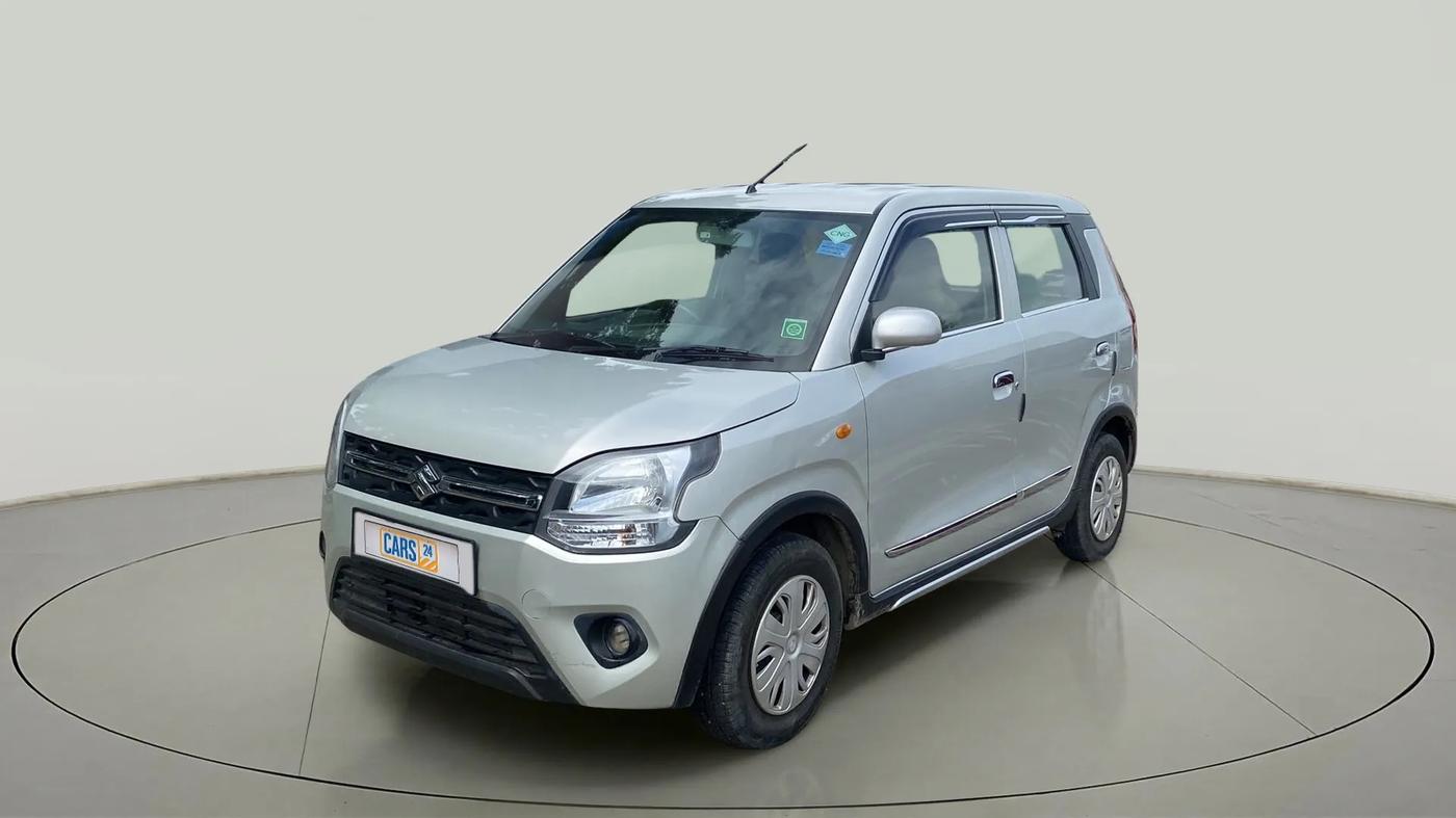 2019 Maruti New Wagon-R LXI CNG 1.0, CNG, Manual, 1,05,410 km, Left Front Diagonal