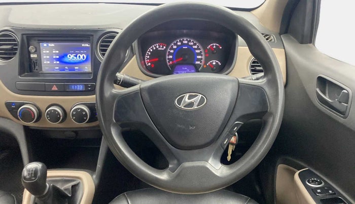 2015 Hyundai Grand i10 MAGNA 1.2 KAPPA VTVT, Petrol, Manual, 76,382 km, Steering Wheel Close Up