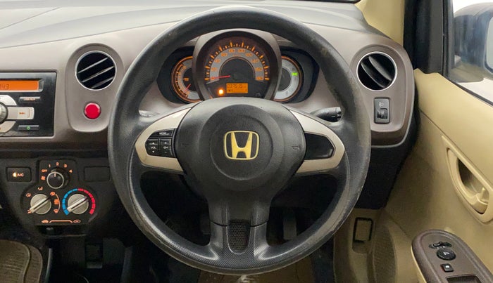 2013 Honda Brio S MT, Petrol, Manual, 37,641 km, Steering Wheel Close Up