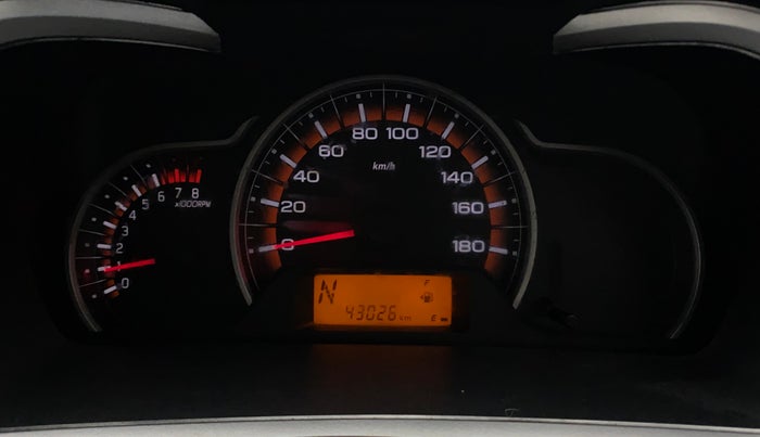 2017 Maruti Alto K10 VXI (O) AMT, Petrol, Automatic, 43,094 km, Odometer Image
