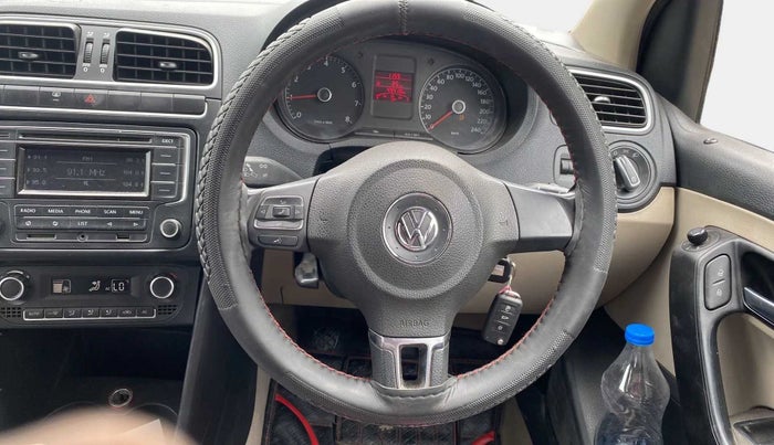 2013 Volkswagen Polo HIGHLINE1.2L, Petrol, Manual, 49,399 km, Steering Wheel Close Up