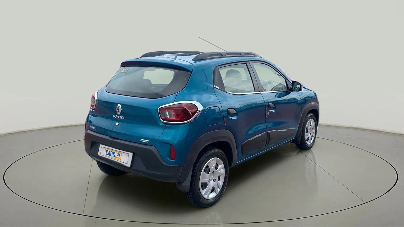 2021 Renault Kwid RXT 1.0 AMT (O), Petrol, Automatic, 4,948 km, Right Back Diagonal