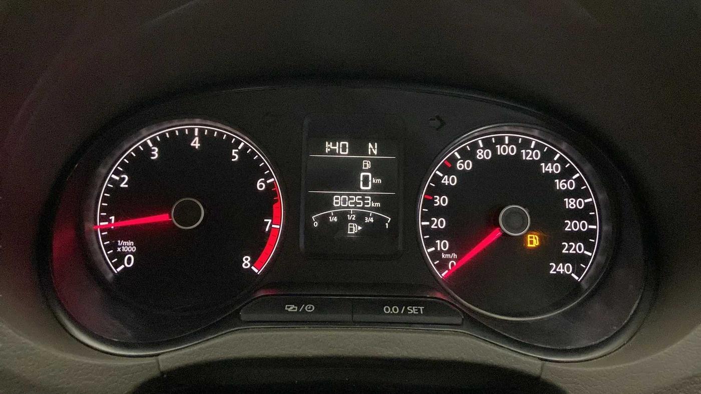 2016 Volkswagen Vento HIGHLINE PETROL AT, Petrol, Automatic, 80,307 km, Odometer Image