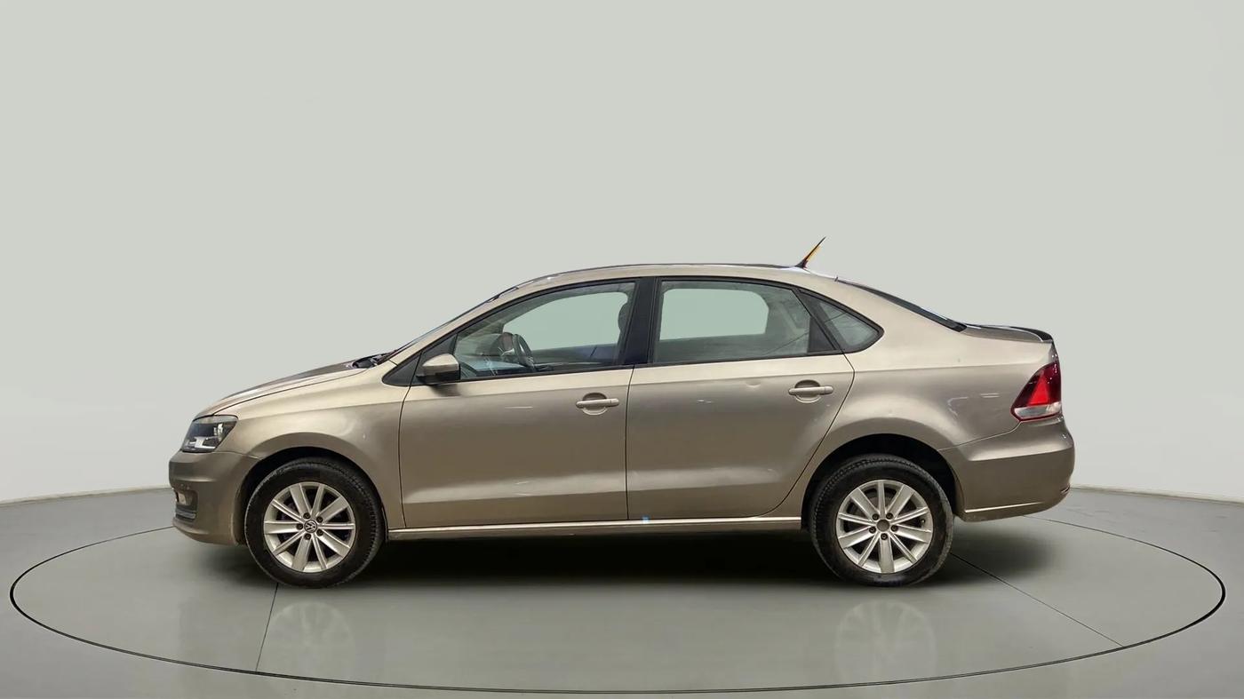 2016 Volkswagen Vento HIGHLINE PETROL AT, Petrol, Automatic, 80,307 km, Left Side