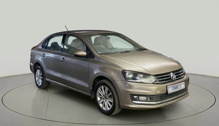 2016 Volkswagen Vento HIGHLINE PETROL AT, Petrol, Automatic, 80,307 km, Right Front Diagonal