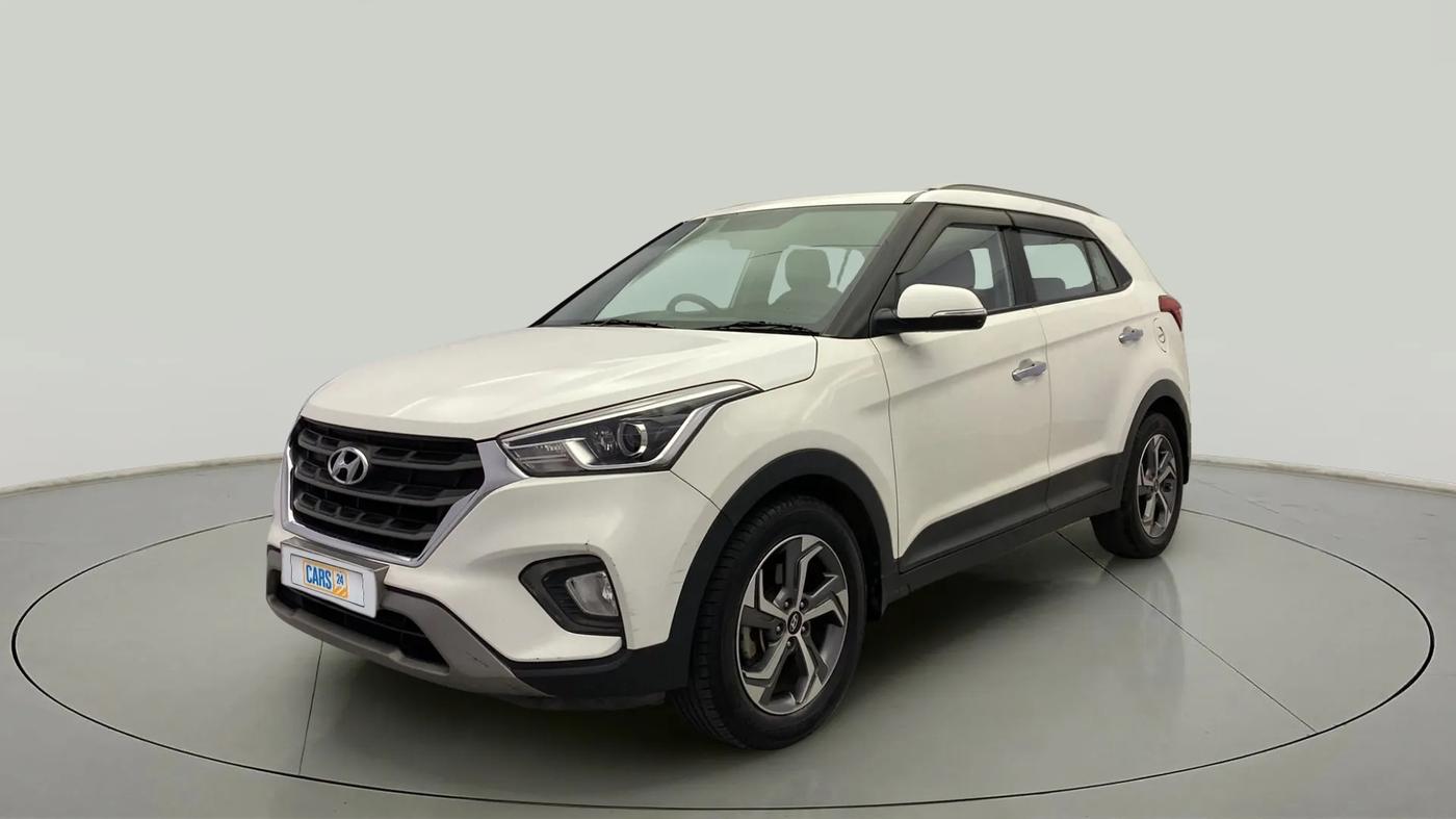 2019 Hyundai Creta SX AT 1.6 PETROL, Petrol, Automatic, 72,645 km, Left Front Diagonal