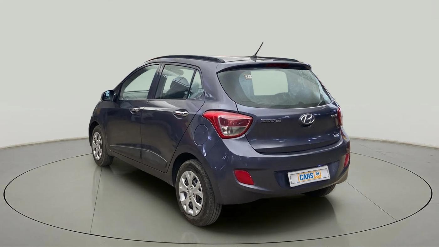 2014 Hyundai Grand i10 SPORTZ 1.2 KAPPA VTVT, Petrol, Manual, 93,906 km, Left Back Diagonal