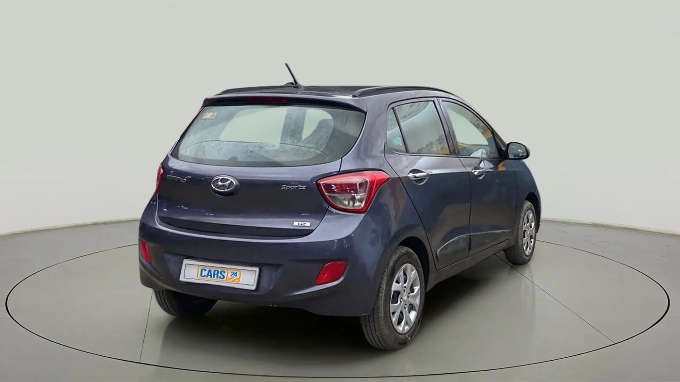 2014 Hyundai Grand i10 SPORTZ 1.2 KAPPA VTVT, Petrol, Manual, 93,906 km, Right Back Diagonal