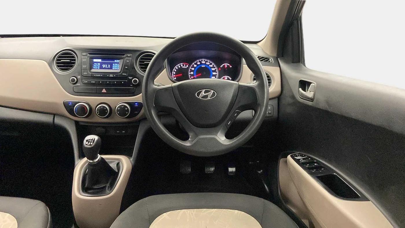 2014 Hyundai Grand i10 SPORTZ 1.2 KAPPA VTVT, Petrol, Manual, 93,906 km, Steering Wheel Close Up