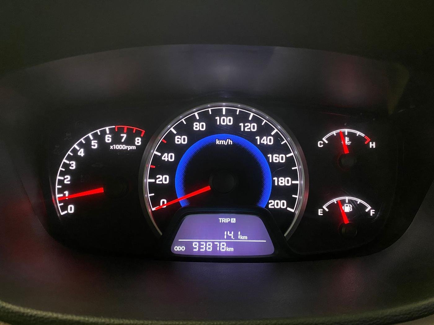 2014 Hyundai Grand i10 SPORTZ 1.2 KAPPA VTVT, Petrol, Manual, 93,906 km, Odometer Image