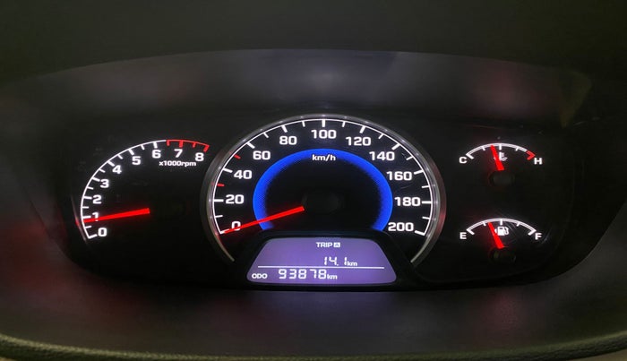 2014 Hyundai Grand i10 SPORTZ 1.2 KAPPA VTVT, Petrol, Manual, 93,906 km, Odometer Image