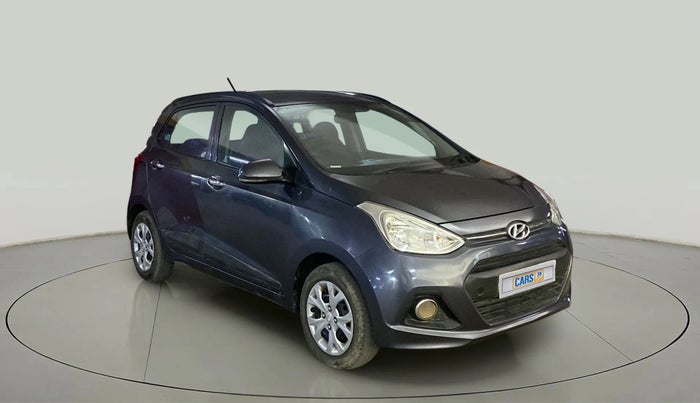 2014 Hyundai Grand i10 SPORTZ 1.2 KAPPA VTVT, Petrol, Manual, 93,906 km, Right Front Diagonal