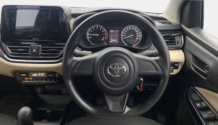 2022 Toyota Glanza E, Petrol, Manual, 17,969 km, Steering Wheel Close Up