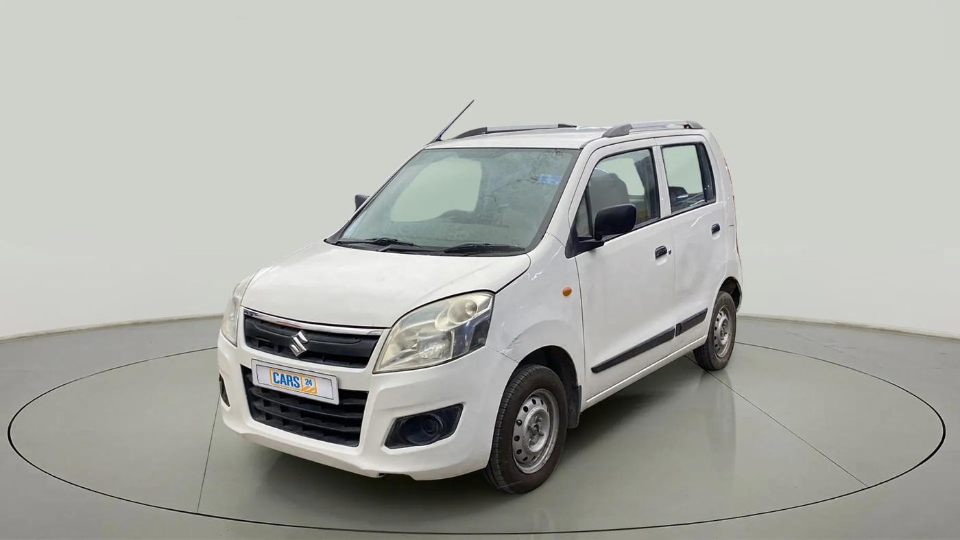 2013 Maruti Wagon R 1.0 LXI, Petrol, Manual, 72,574 km, Left Front Diagonal