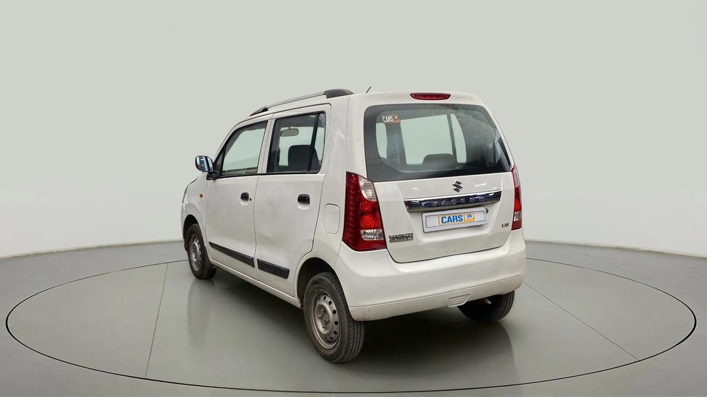 2013 Maruti Wagon R 1.0 LXI, Petrol, Manual, 72,574 km, Left Back Diagonal