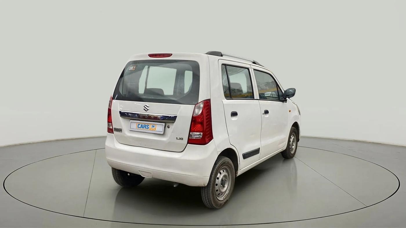 2013 Maruti Wagon R 1.0 LXI, Petrol, Manual, 72,574 km, Right Back Diagonal