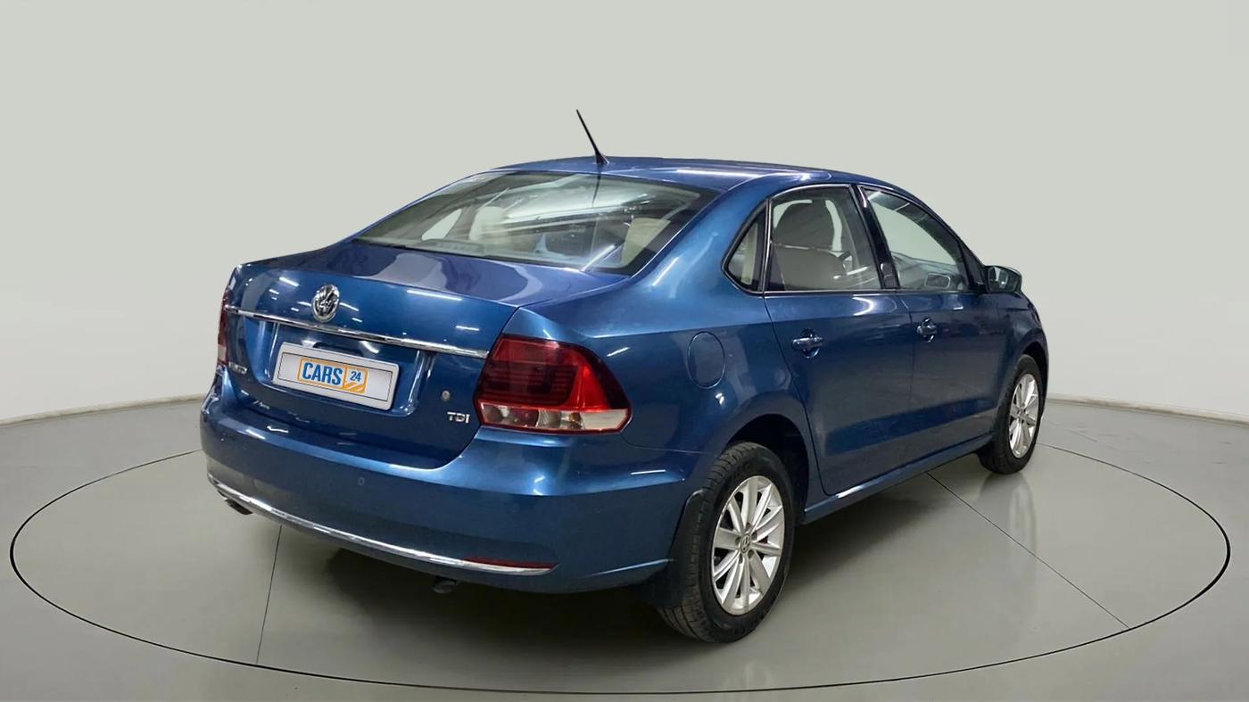 2018 Volkswagen Vento HIGHLINE 1.5 AT, Diesel, Automatic, 52,400 km, Right Back Diagonal