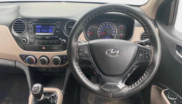 2016 Hyundai Grand i10 ASTA 1.2 KAPPA VTVT, Petrol, Manual, 63,711 km, Steering Wheel Close Up