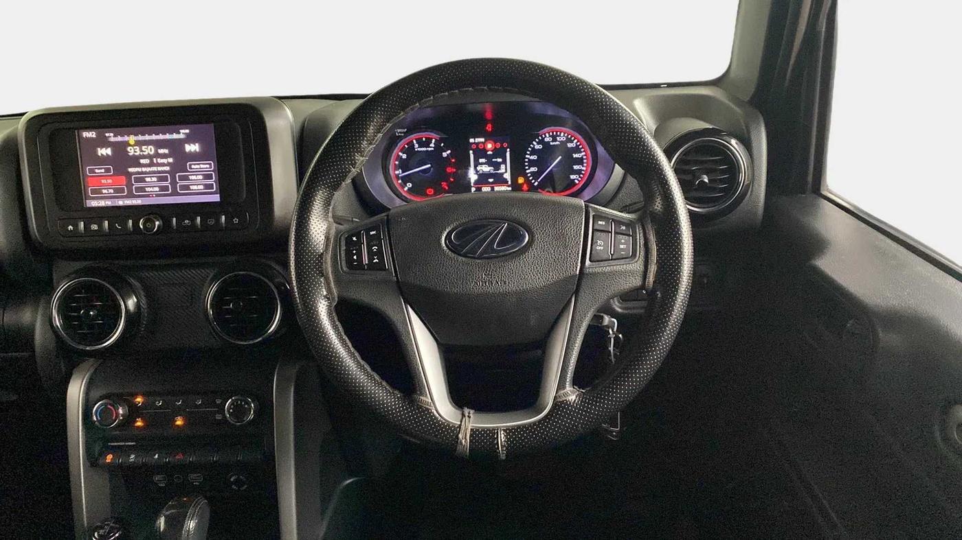 2021 Mahindra Thar LX PETROL HT 4WD AT, Petrol, Automatic, 36,697 km, Steering Wheel Close Up