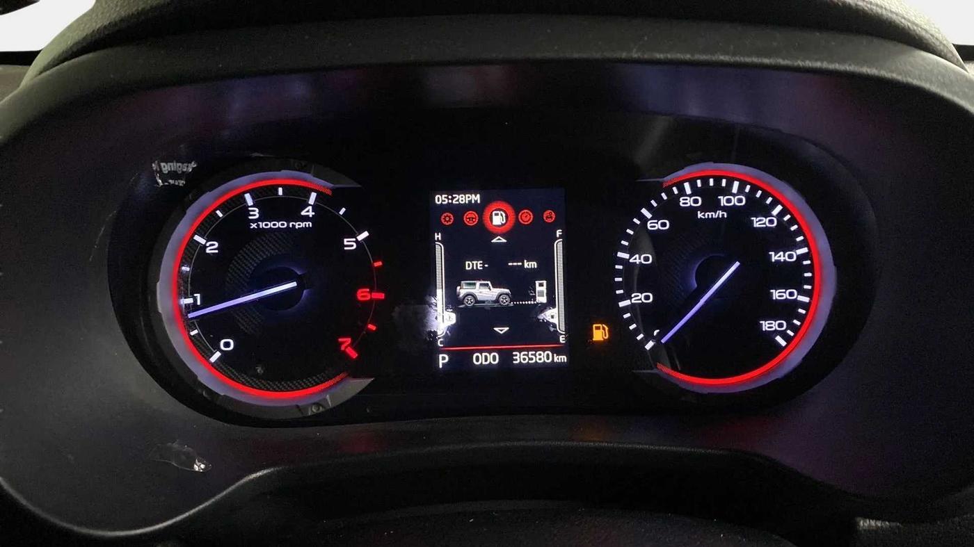 2021 Mahindra Thar LX PETROL HT 4WD AT, Petrol, Automatic, 36,697 km, Odometer Image