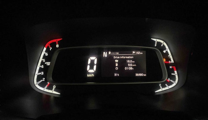 2020 KIA SONET HTX PLUS 1.0 IMT, Petrol, Manual, 36,632 km, Odometer Image