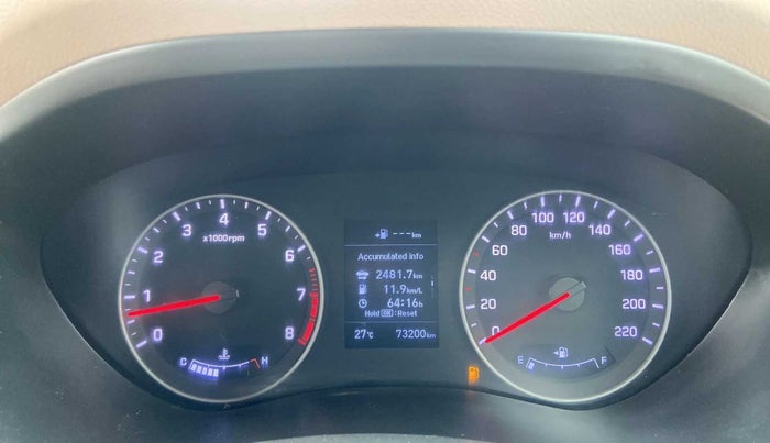 2020 Hyundai Elite i20 ASTA 1.2 (O), Petrol, Manual, 73,196 km, Odometer Image