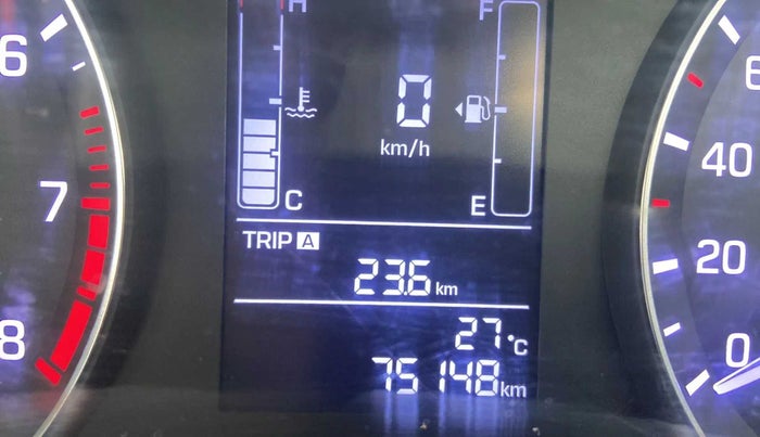 2017 Hyundai Elite i20 MAGNA 1.2, Petrol, Manual, 75,208 km, Odometer Image