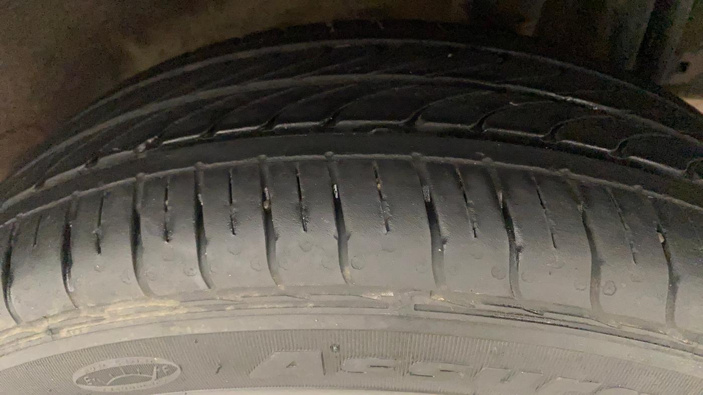 2014 Nissan Micra XV CVT, Petrol, Automatic, 91,449 km, Left Rear Tyre Tread